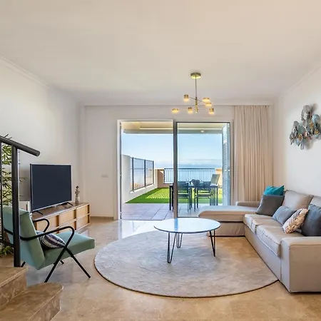 アパート Home2book Stunning Sea View Duplex Los Gigantes *
